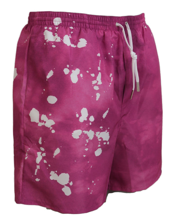 Shorts da nuoto tintura tintura rosa boxer