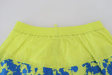 Boxer des shorts de natation vert bleu exquis