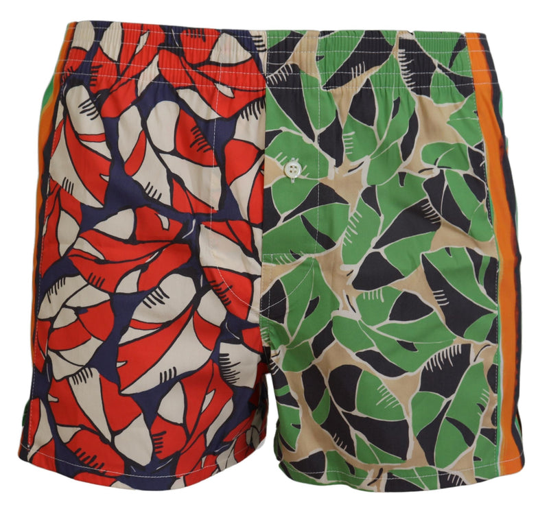 Short de natation des hommes floraux multicolores