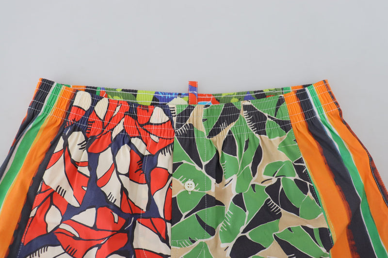 Short de natation des hommes floraux multicolores