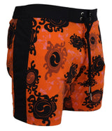 Chic Orange Swim Shorts Boxer für Männer