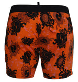 Chic Orange Swim Shorts Boxer für Männer