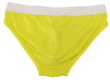 Chic Yellow Modal Stretch Herren -Slips