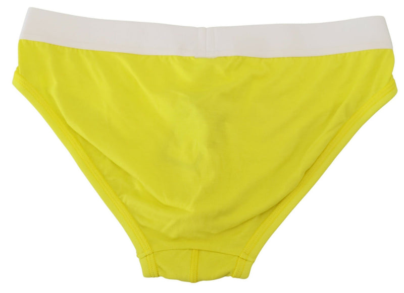 Chic Yellow Modal Stretch Herren -Slips