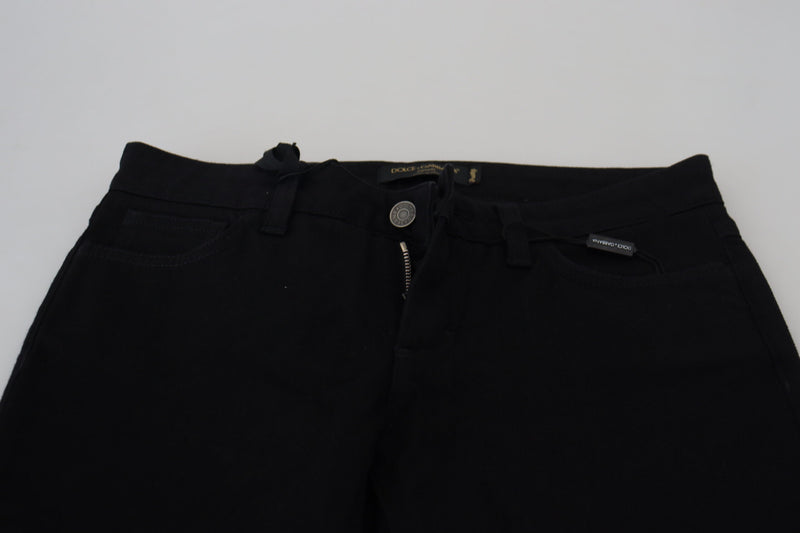 Κομψό αριστούργημα Denim Black Black Slim Fit