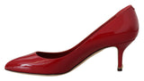 Exquisite Red Patent Leather Pumps