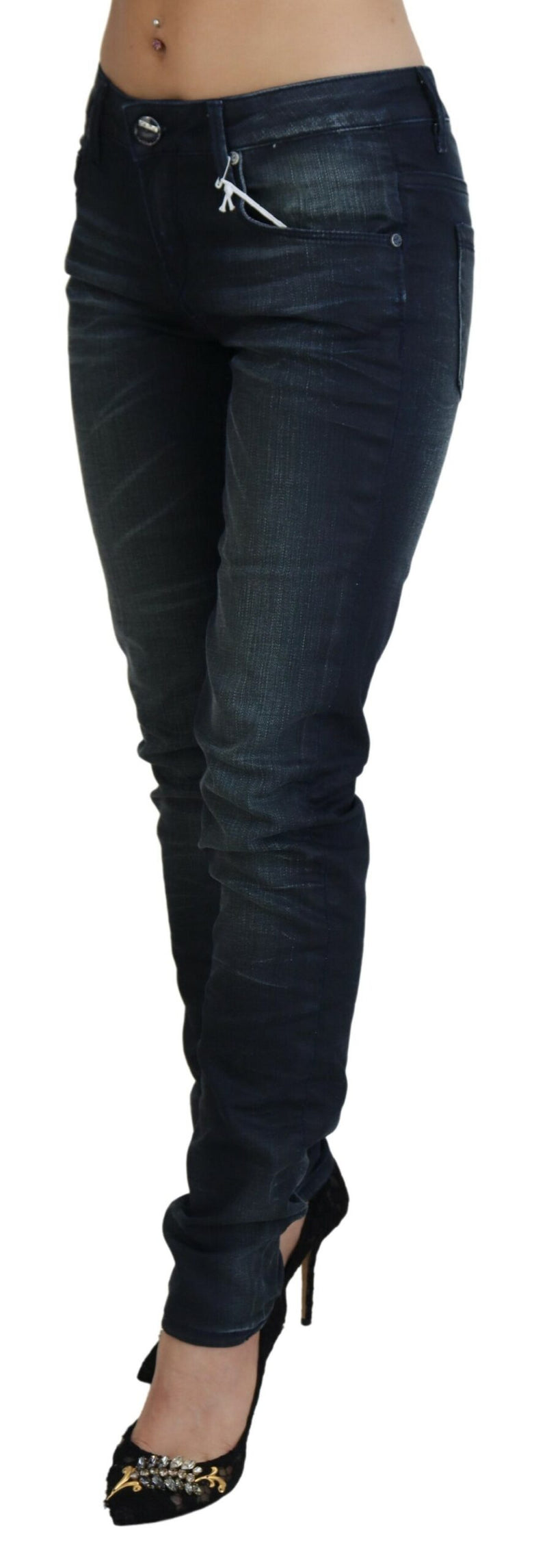 Chic χαμηλή μέση Slim Fit Denim Jeans