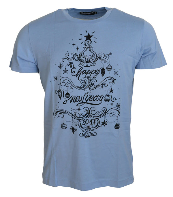 T-shirt en coton bleu clair élégant