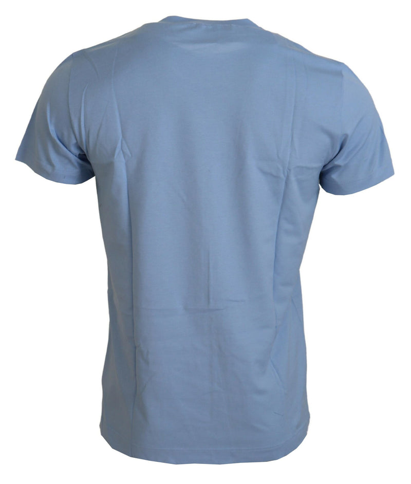 T-shirt en coton bleu clair élégant