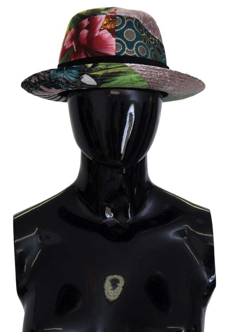 Cape de Fedora multicolore chic éclectique