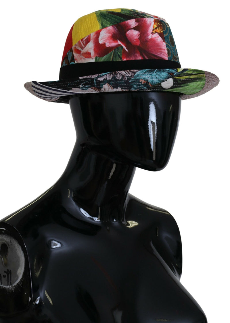 Cape de Fedora multicolore chic éclectique