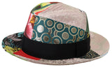 Cape de Fedora multicolore chic éclectique