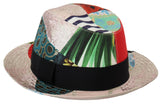 Cape de Fedora multicolore chic éclectique