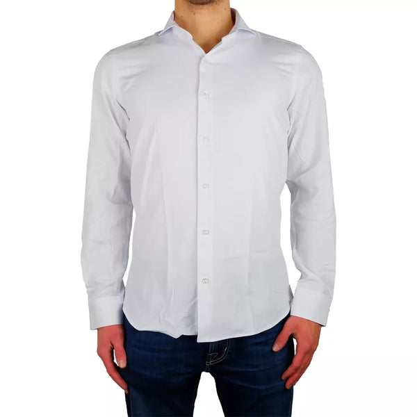 Elegante camicia Oxford bianca Milano