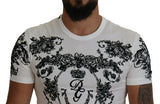 Elegantes Blumenkronen -T -Shirt