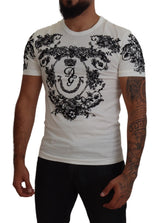 Elegantes Blumenkronen -T -Shirt