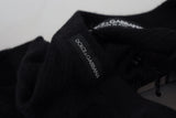 Eleganter schwarzer Kaschmirpullover -Pullover