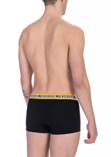 Κομψό Bikkembergs Black Cotton Trunk Twin-Pack