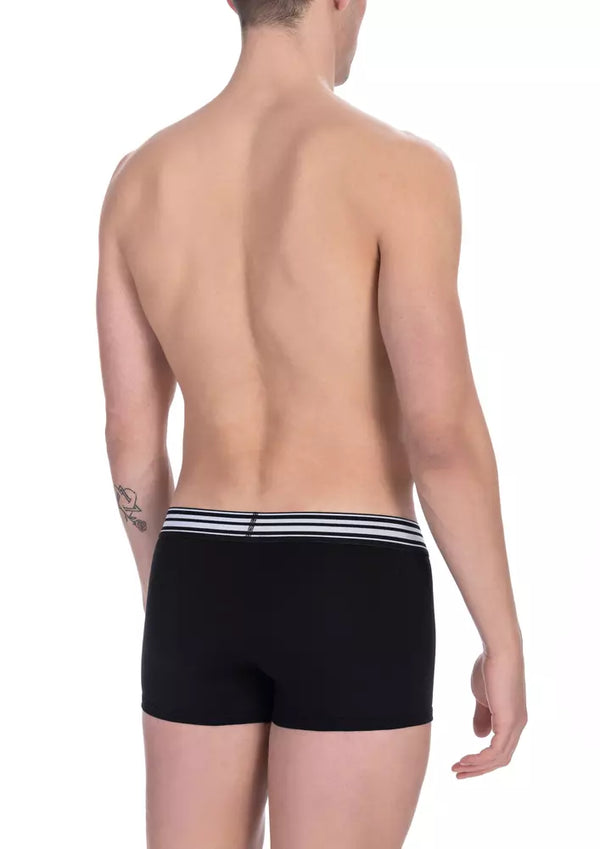 Black Cotton Men's Trunk