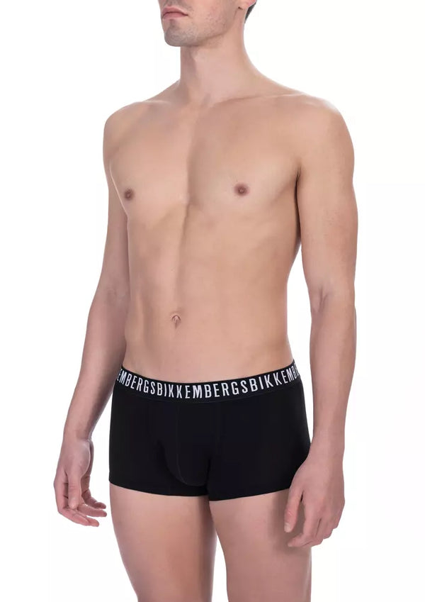 Sleek Bikkembergs Trunk Duo en clásico negro