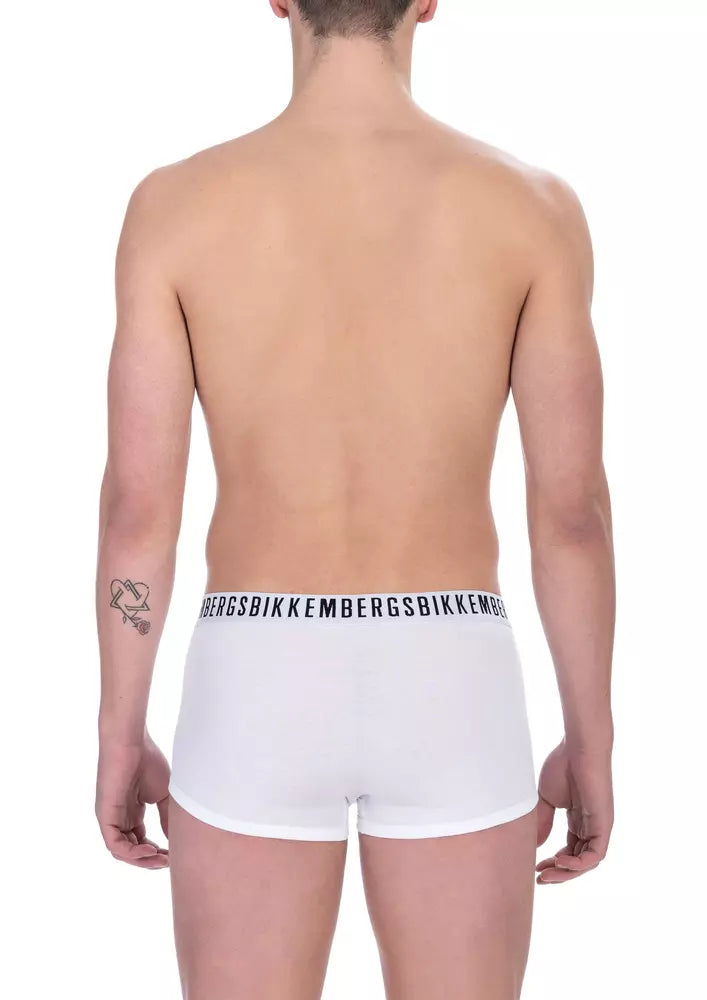 Sleek White Trunk Bi-Pack para hombres