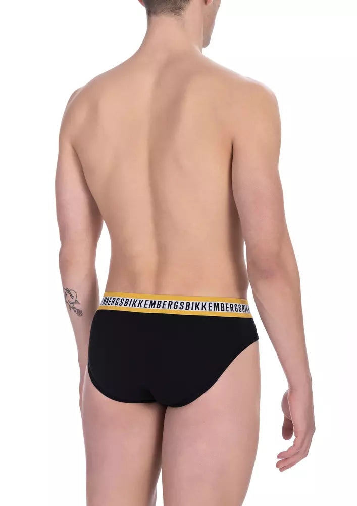 Briefs d'étirement en coton à double pack élégant