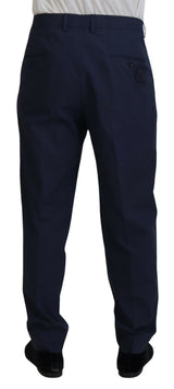 Pantalon de robe chino bleu foncé élégant