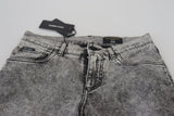 Jean skinny gris élégant