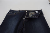 Schlanke Skinny -Jeans in dunkelblau