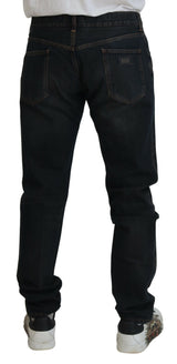 Squisiti jeans in denim magri italiani