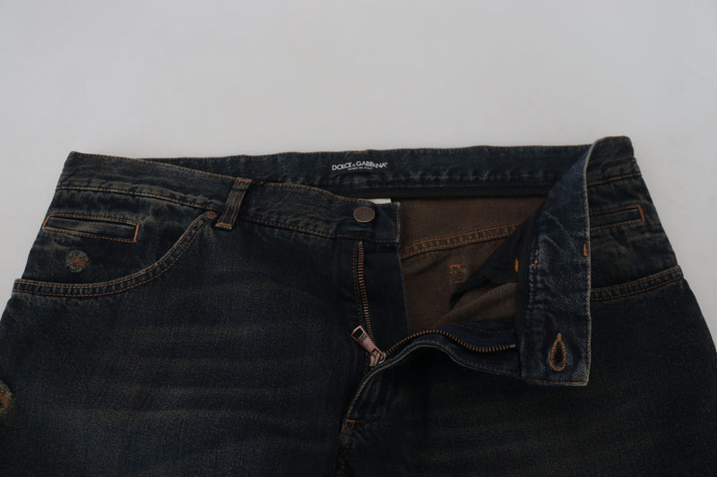 Jean denim maigre italien exquis