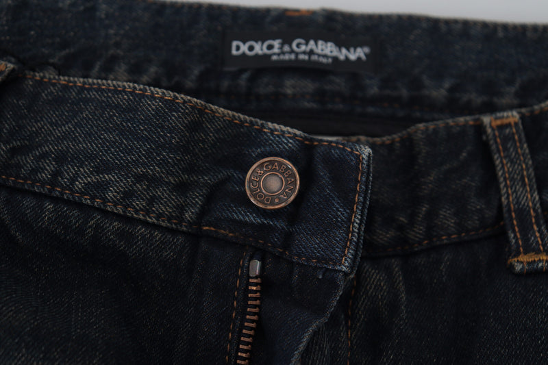 Squisiti jeans in denim magri italiani