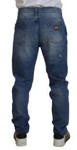 Squisiti jeans in denim magri italiani