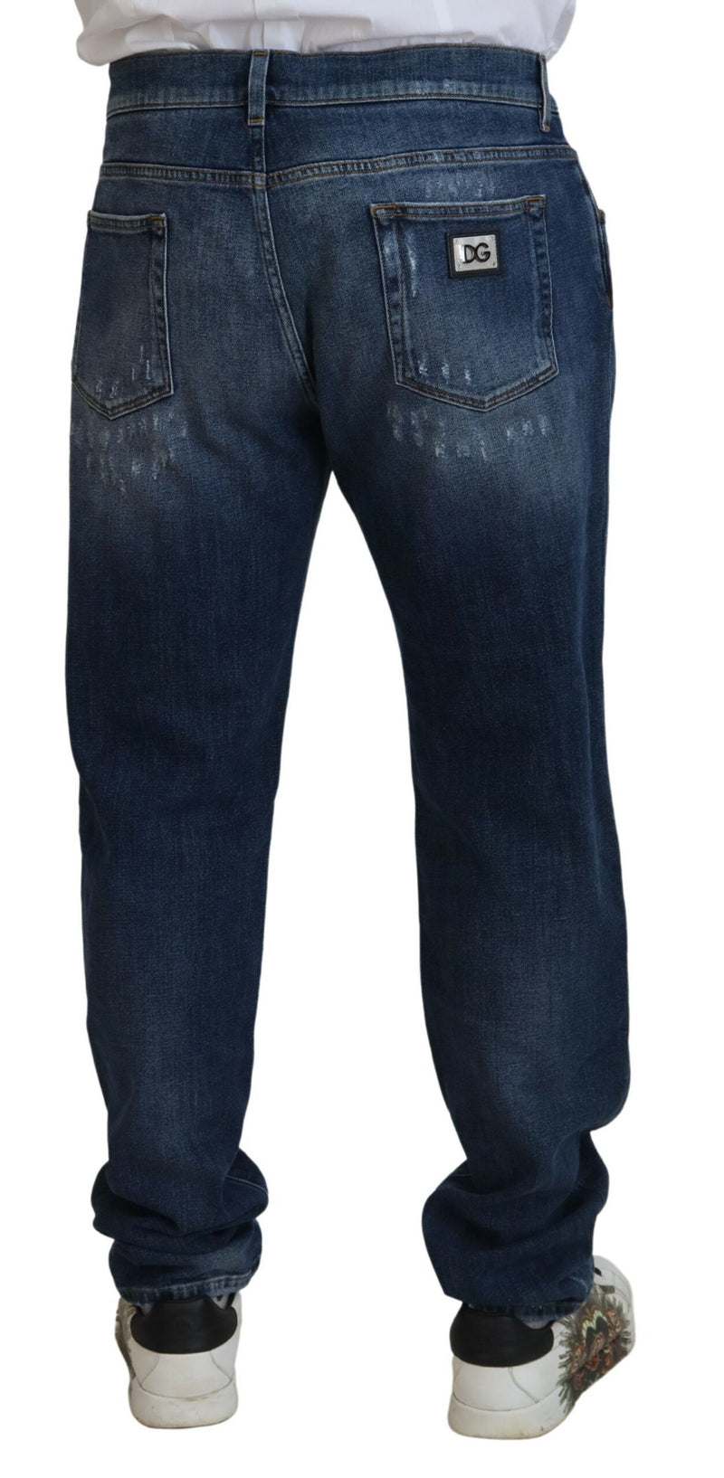 Eleganti jeans blu magri