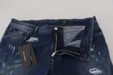 Eleganti jeans blu magri