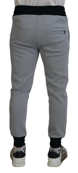 Eleganti pantaloni da jogger grigi