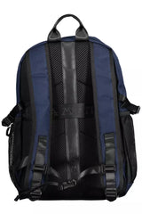 Elegant Blue Contrast Detail Backpack