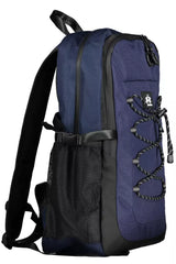 Elegant Blue Contrast Detail Backpack