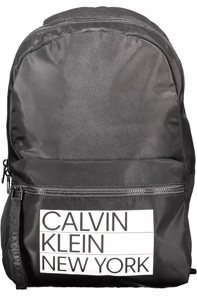 Elegant Black Backpack with Laptop Compartment