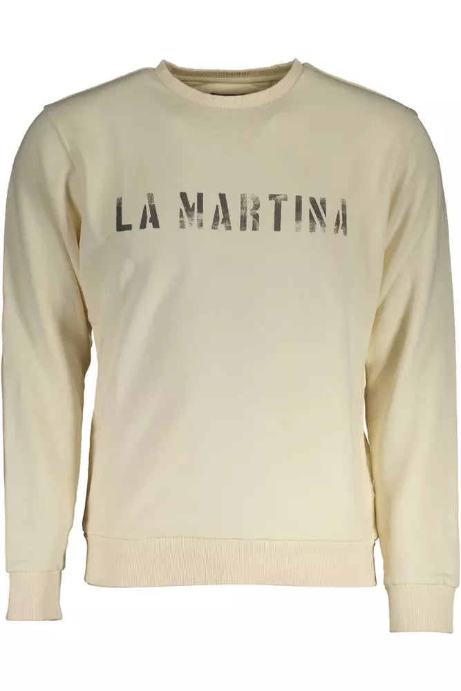 Sudadera con estampado de logotipo blanco elegante