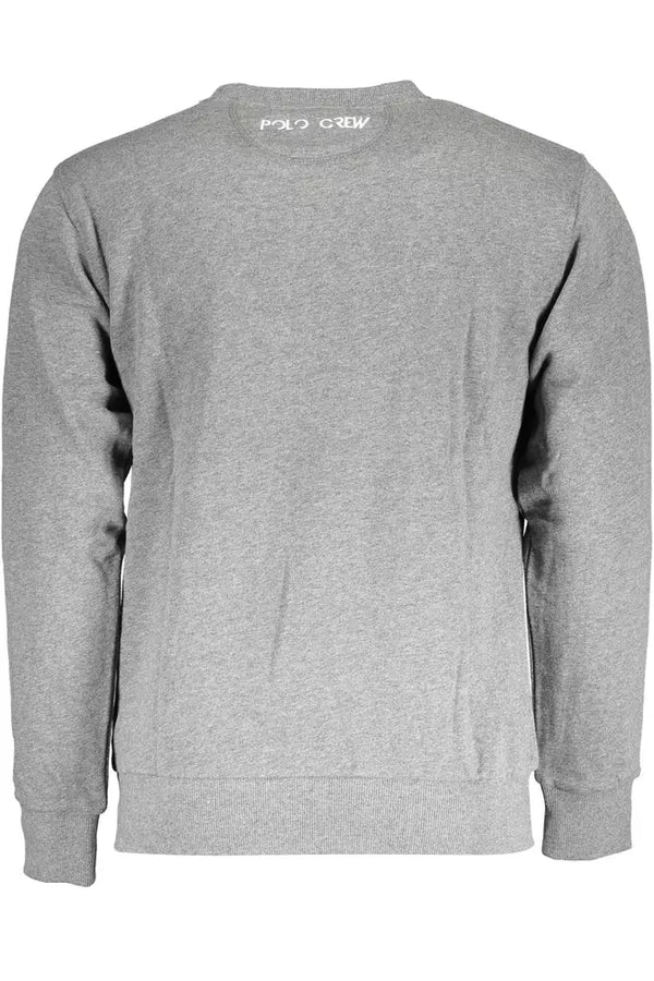 Sweat-shirt embrodéré sur le logo du cou