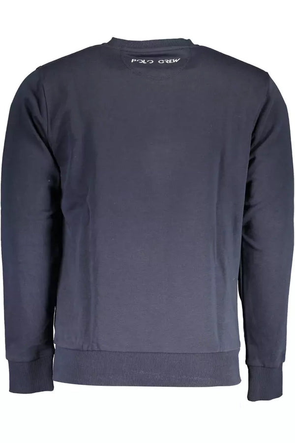 Schick gestickte Crew -Nackenpullover