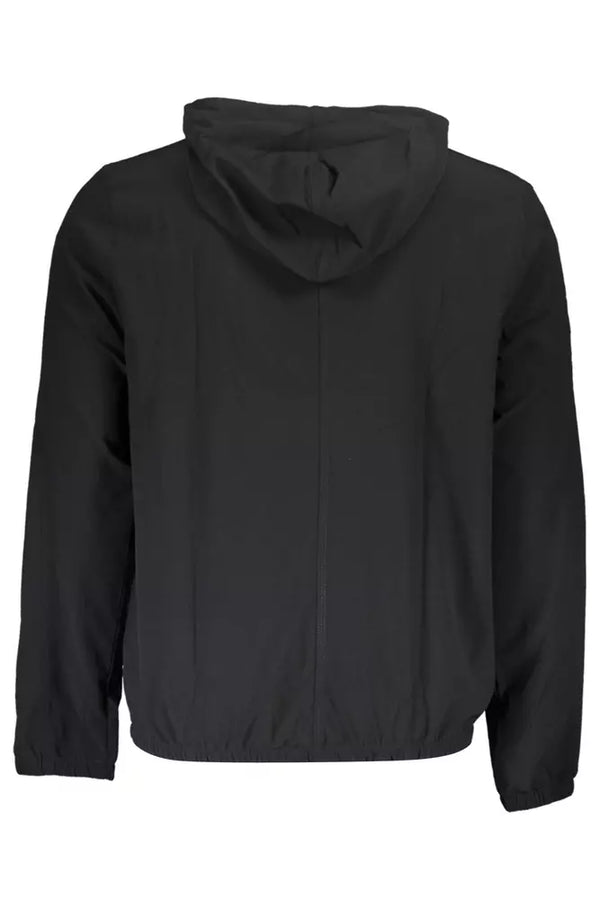 Sleek Zippered Hooded Sweatshirt