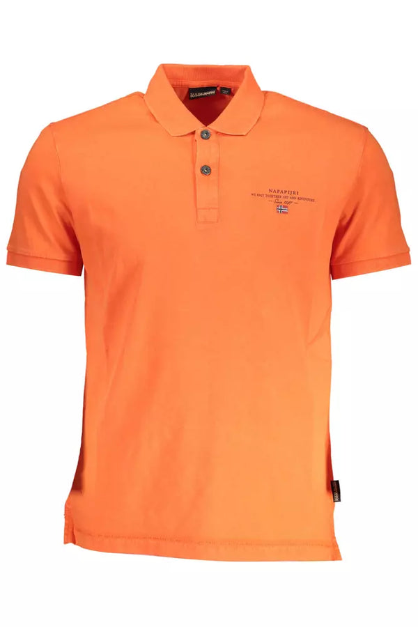 Rosa gestickte Logo Poloshirt