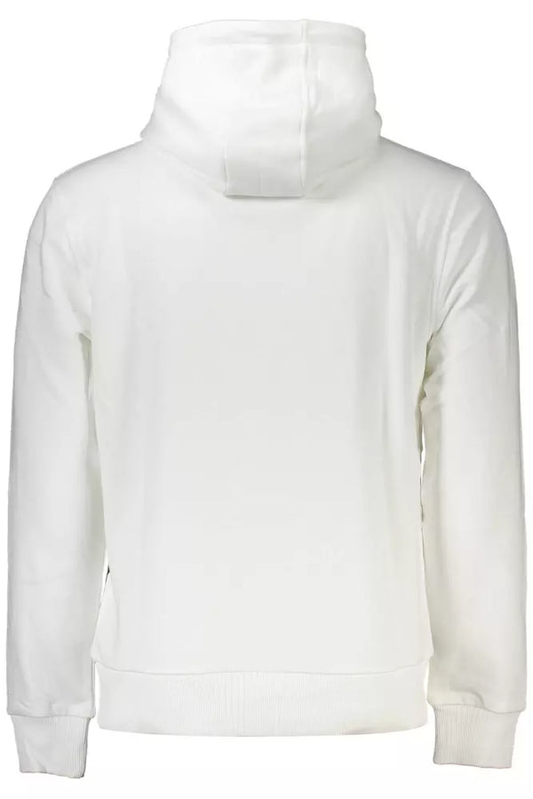 Elegant White Hooded Sweatshirt