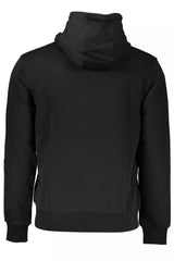 Elegantes Kapuzen -Sweatshirt in klassischem Schwarz