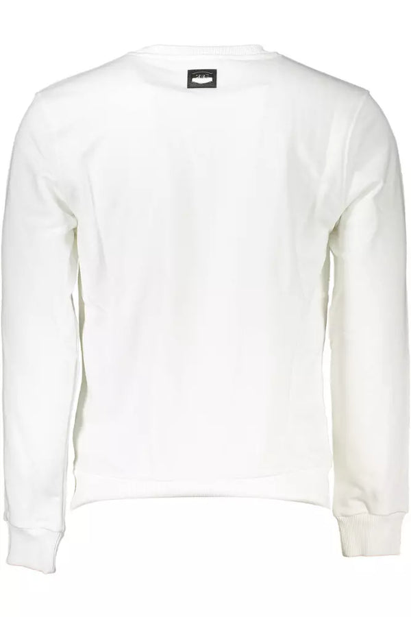 Sudadera bordada blanca elegante