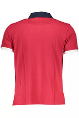 Elegant Pink Cotton Polo Shirt