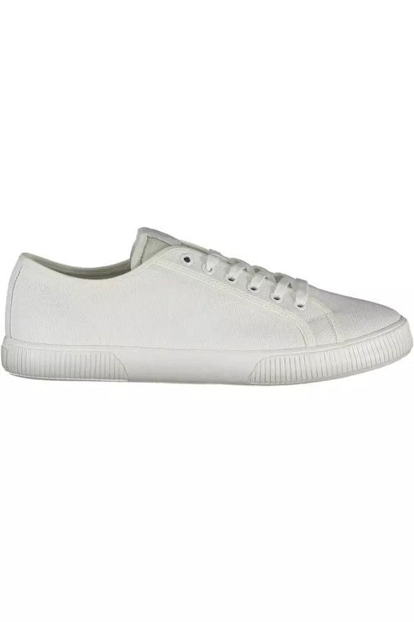 Sleek White Sneakers with Eco-Friendly Twist