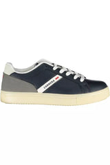 Blue Carrera Sports Sneakers con acentos contrastantes